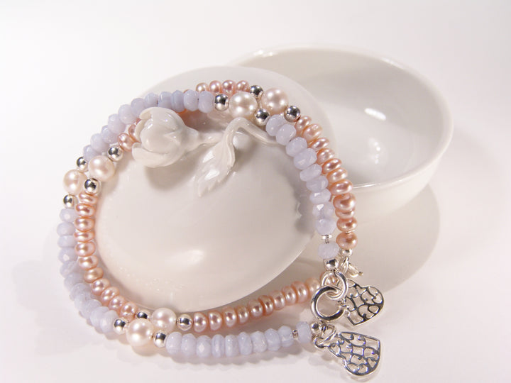 Armbänder mit Silberherz