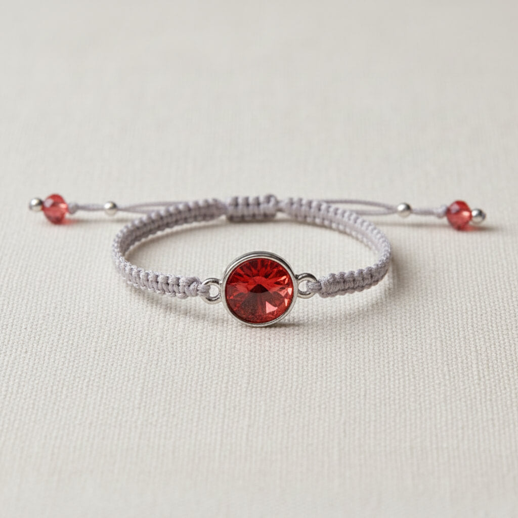 Armband mit Kristall Orange