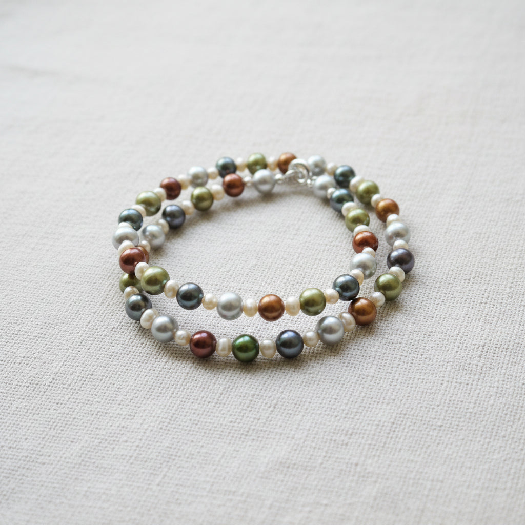 Multicolorkette Perlen 