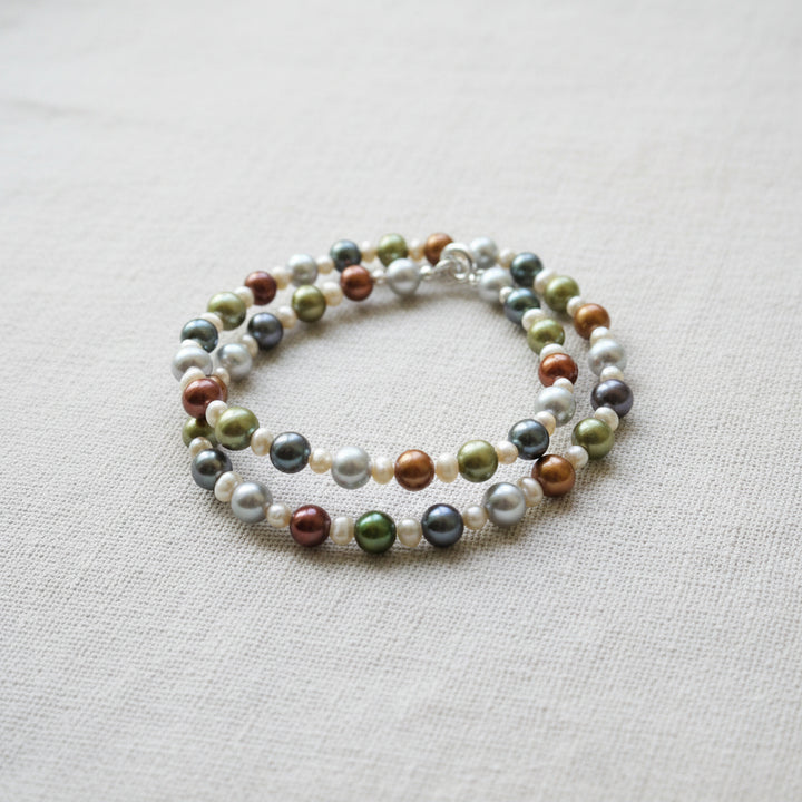 Multicolorkette Perlen 