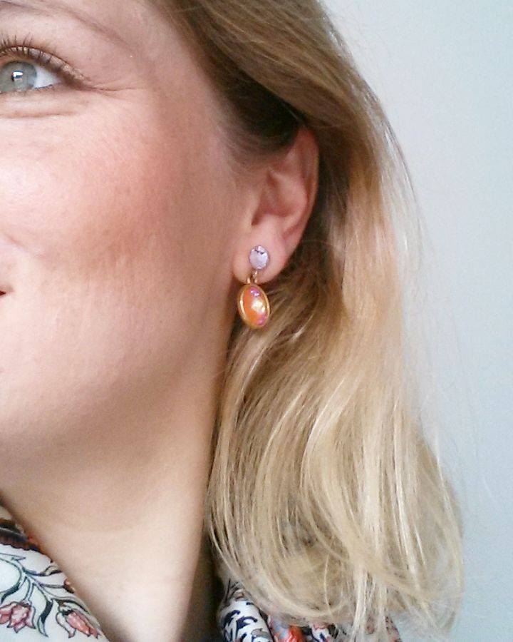 Ohrstecker mit Swarovski Kristallen