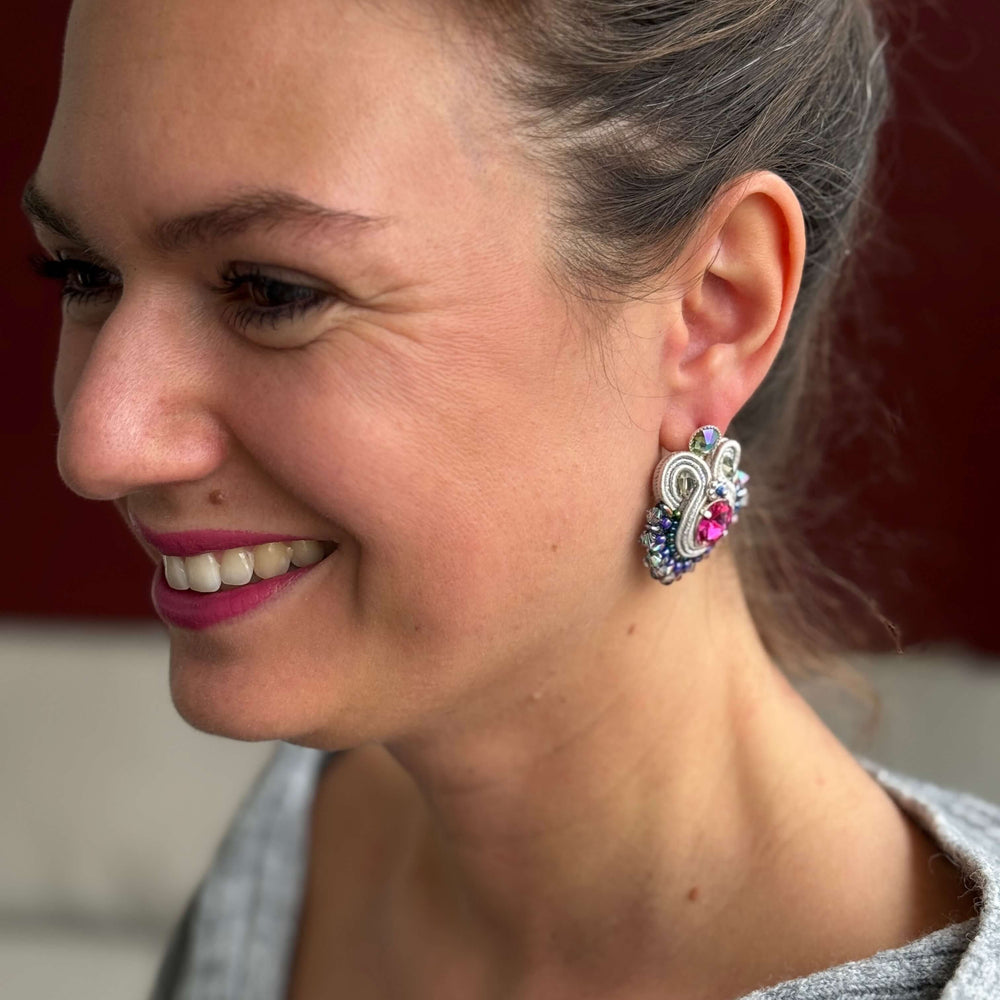 Bunte Soutache Ohrringe