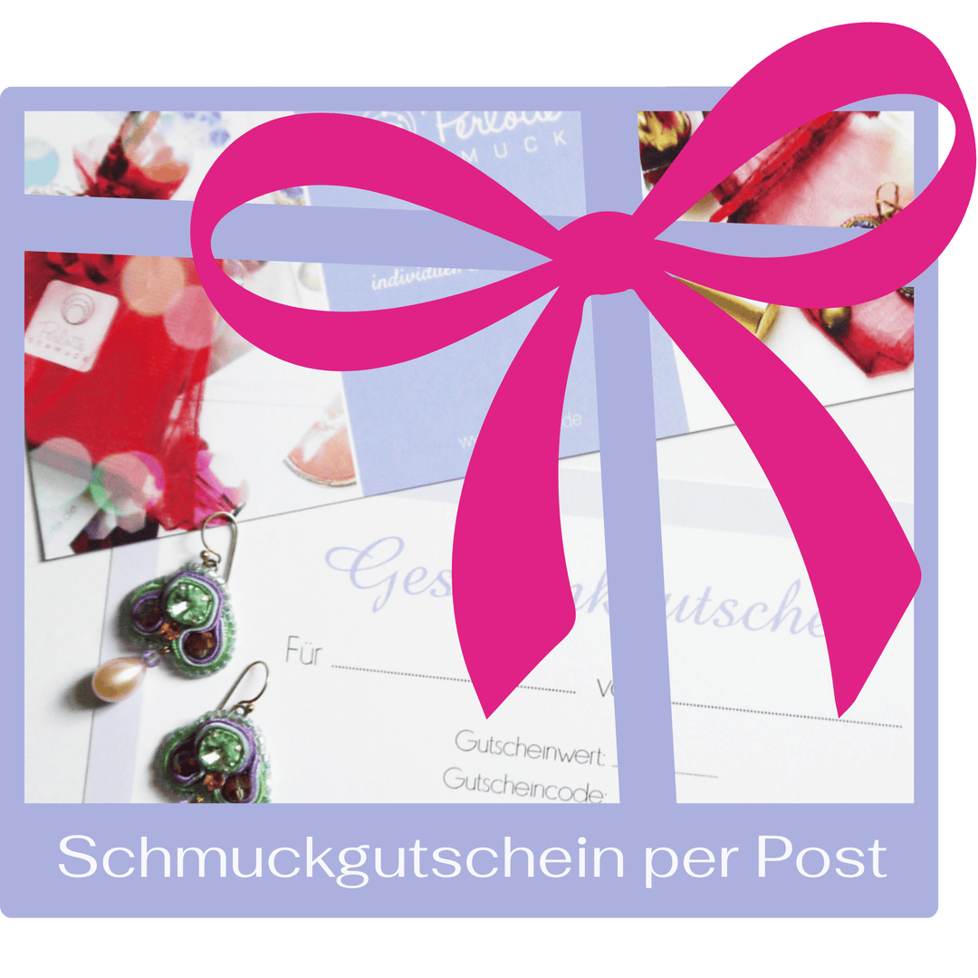 Perlotte Schmuck Geschenkgutschein, Karte per Post