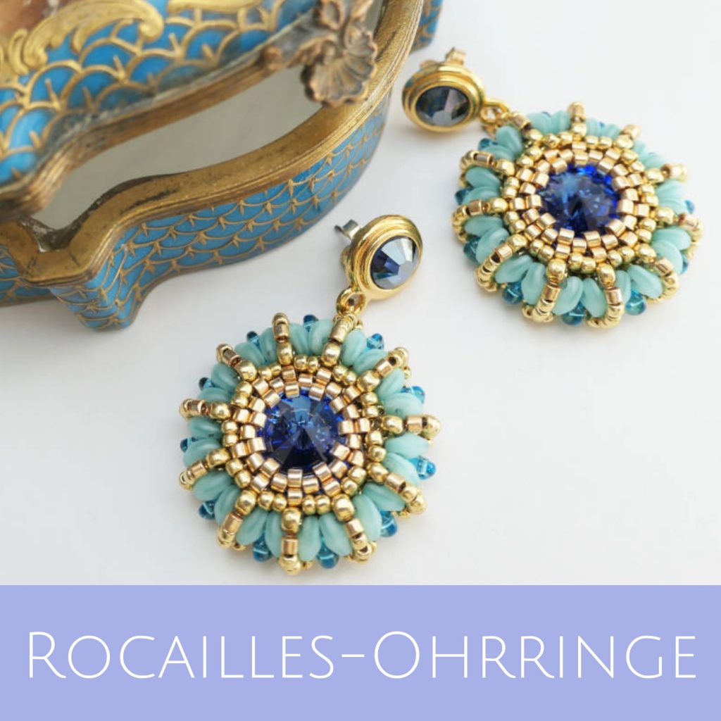 Rocailles-Ohrringe